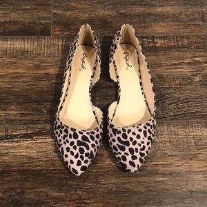 Qupid Animal print Ballet Flats